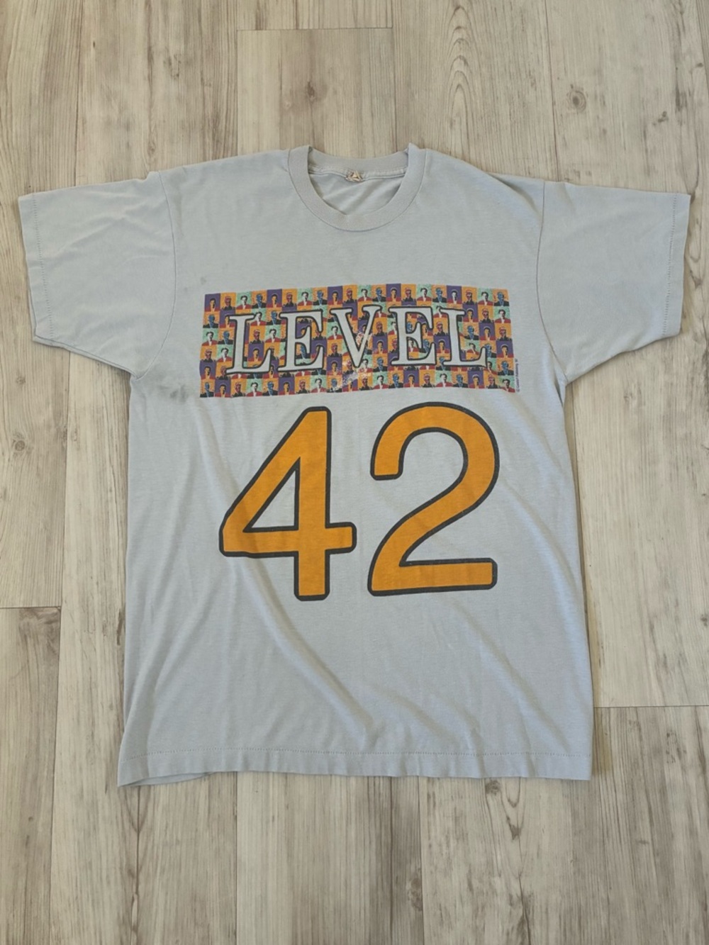 Vintage 1987 Level 42 Screen Stars North American Tour T-Shirt